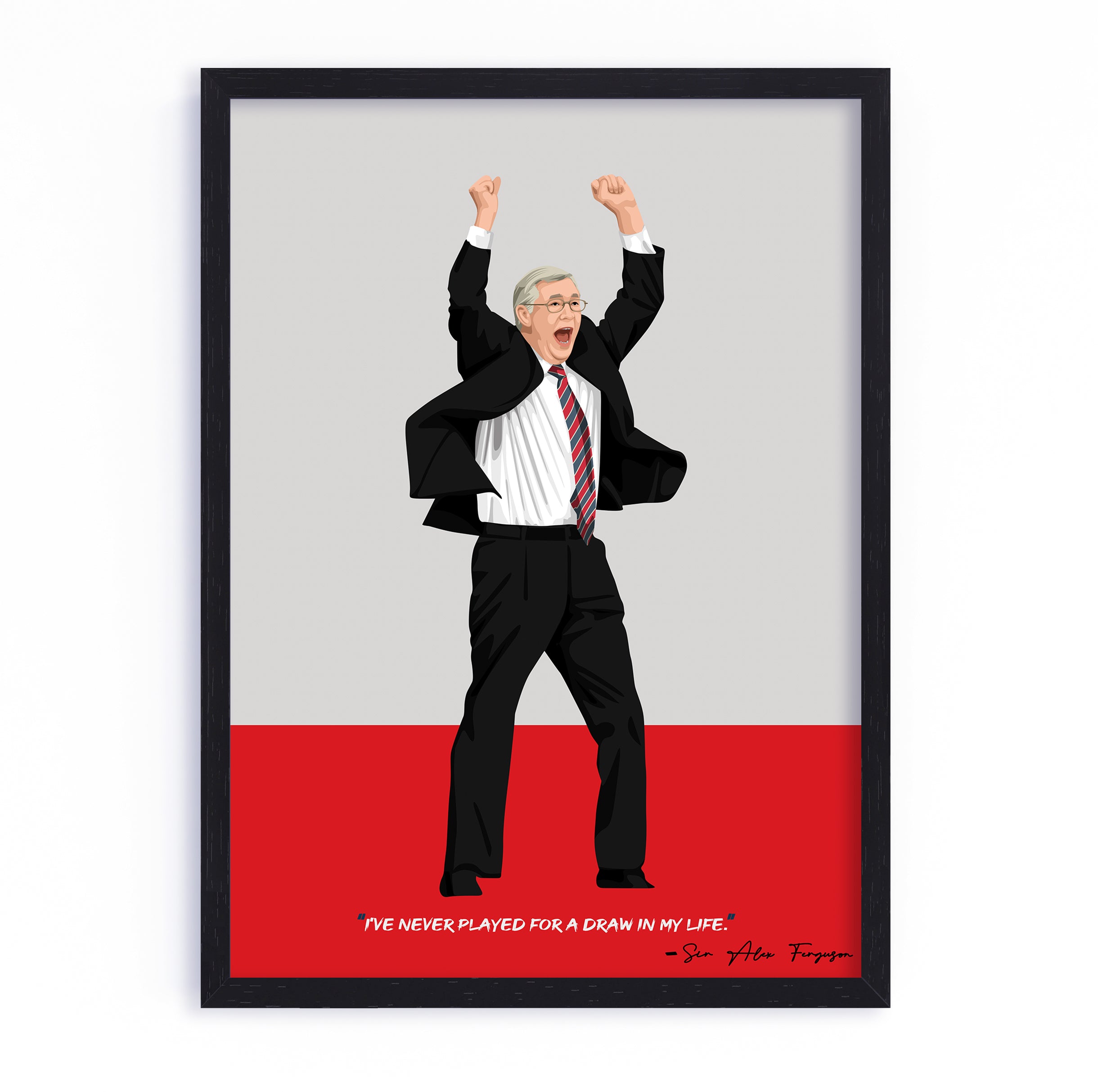 Sir Alex Ferguson Manchester United Framed Poster – quoteart 