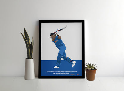 Virat Kohli Framed Poster