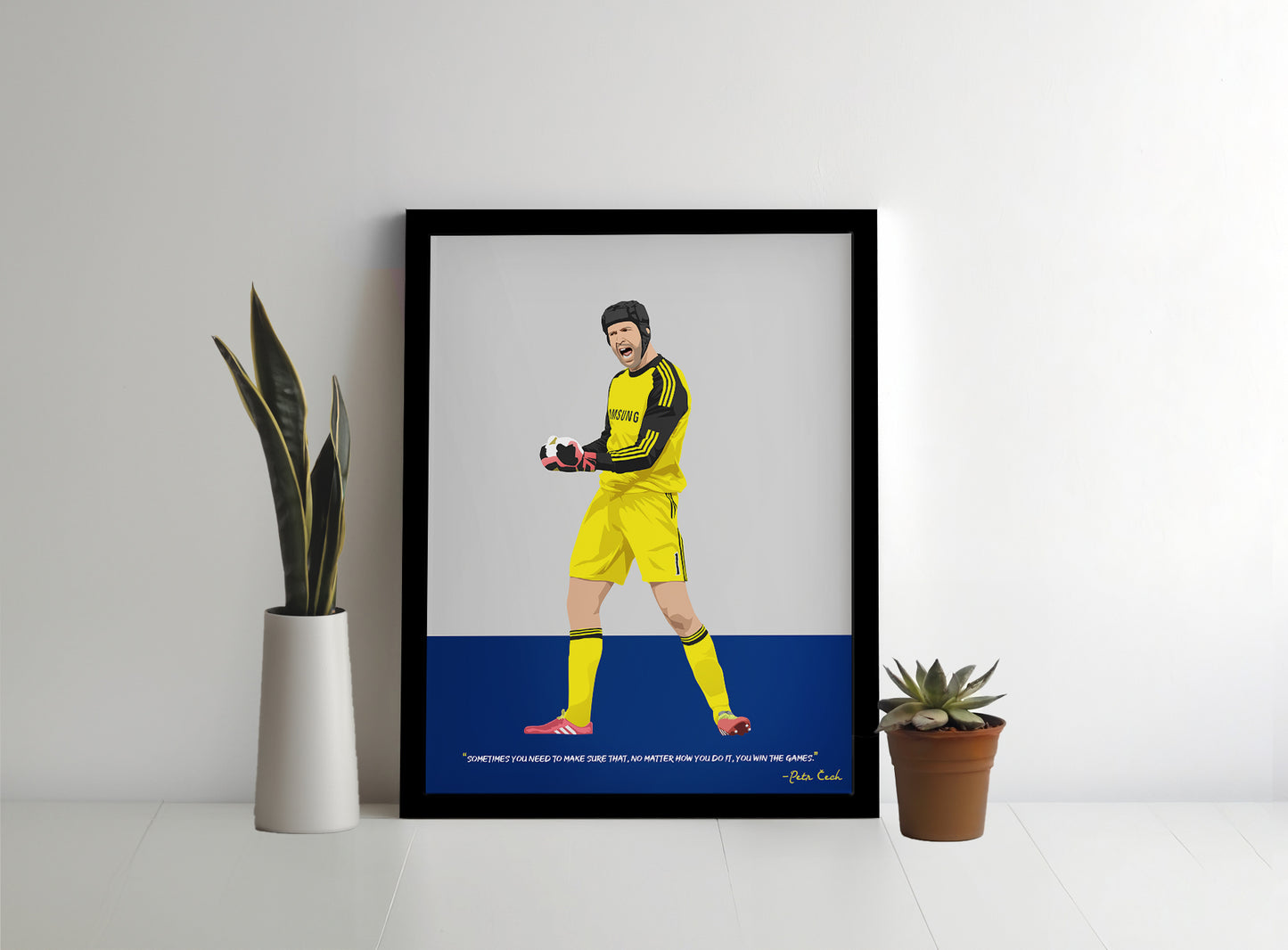 Petr Cech Chelsea Framed Poster