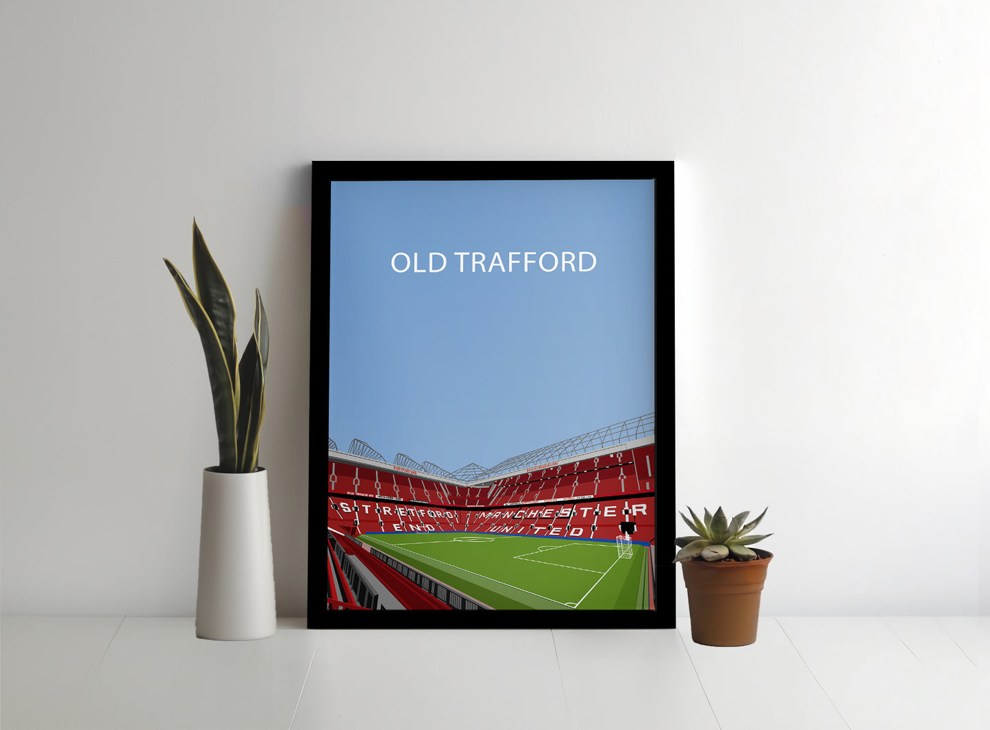 Old Trafford Manchester United Framed Poster