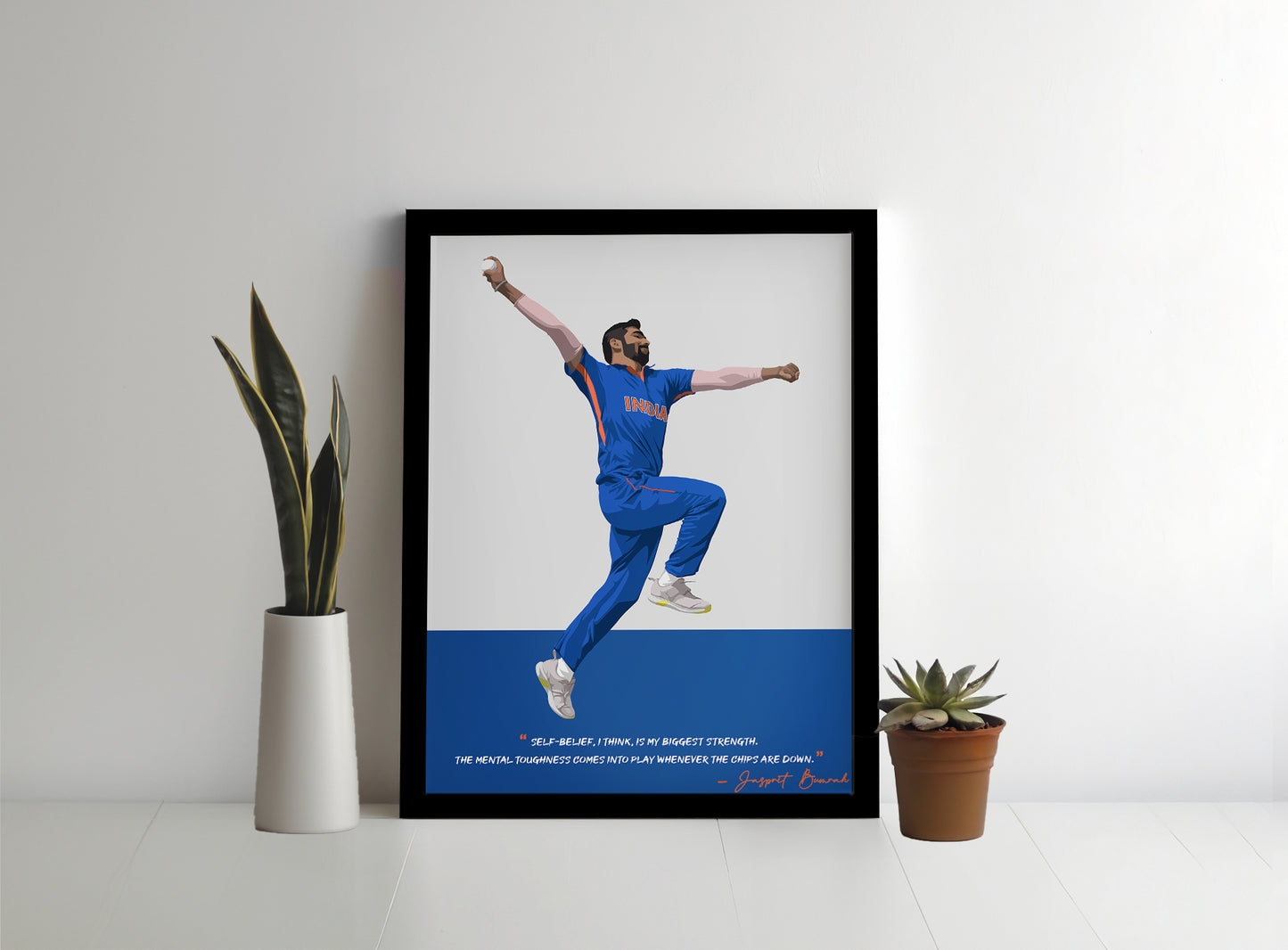 Jasprit Bumrah Framed Poster