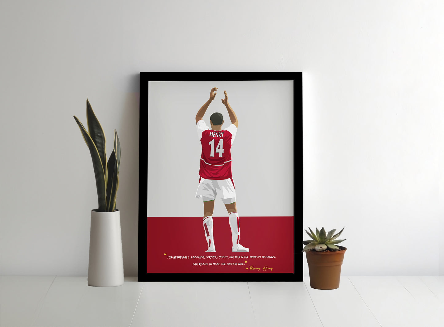 Thierry Henry Arsenal Framed Poster