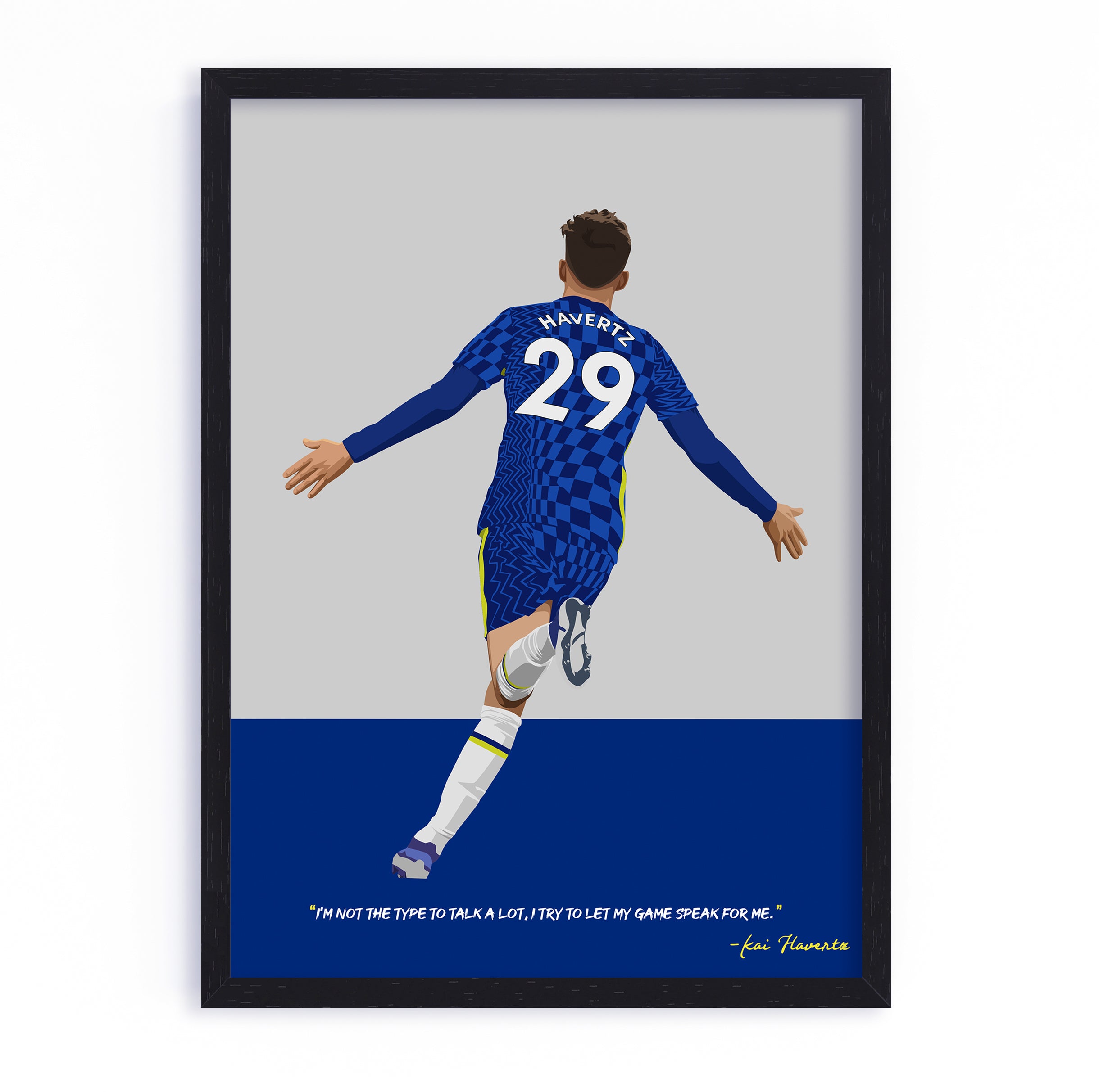 Kai Havertz Chelsea Framed Poster – quoteart