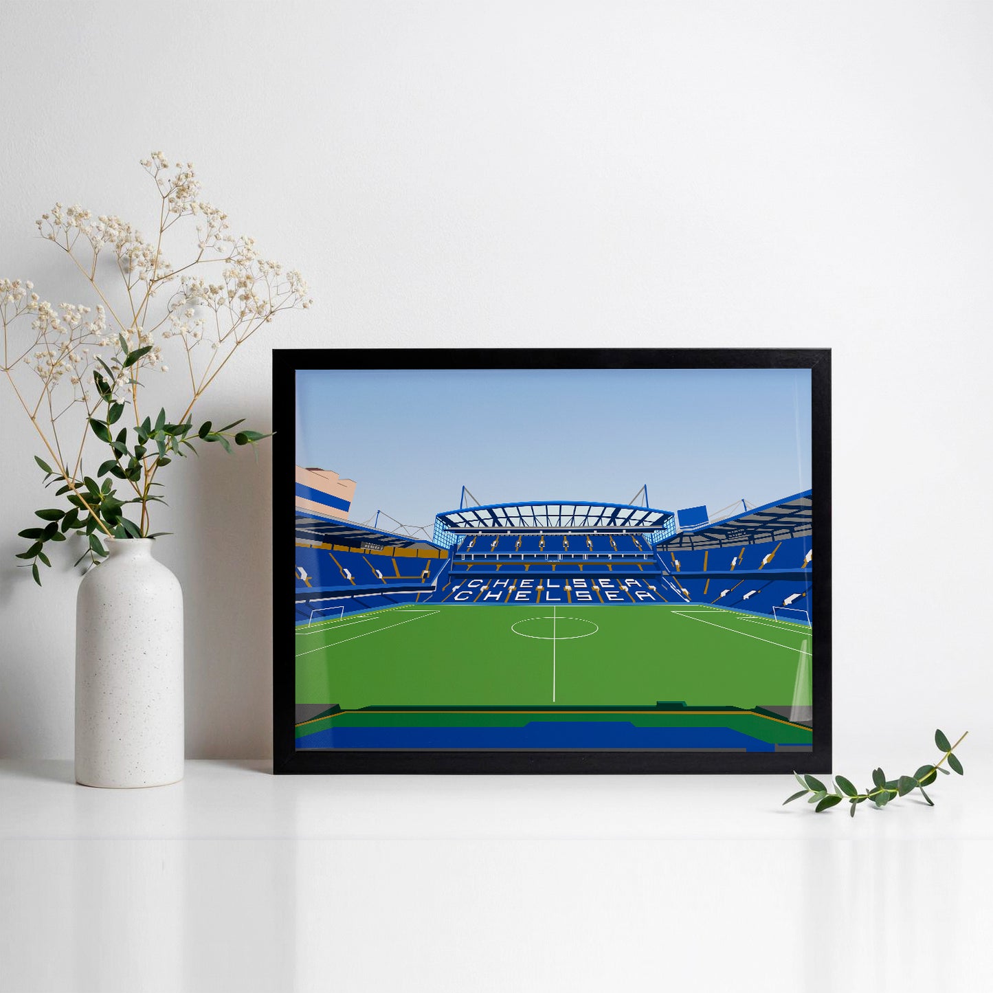 Stamford Bridge Chelsea Framed Poster Verion 2