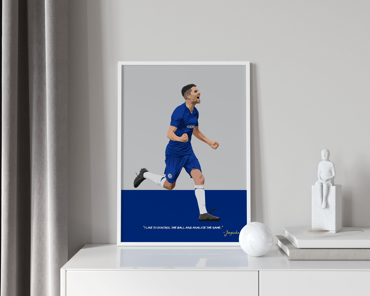 Jorginho Chelsea Framed Poster