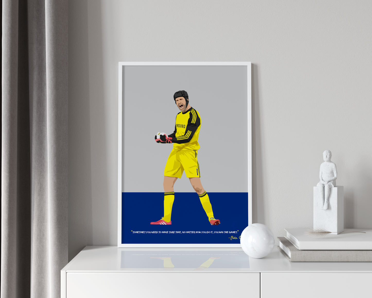 Petr Cech Chelsea Framed Poster