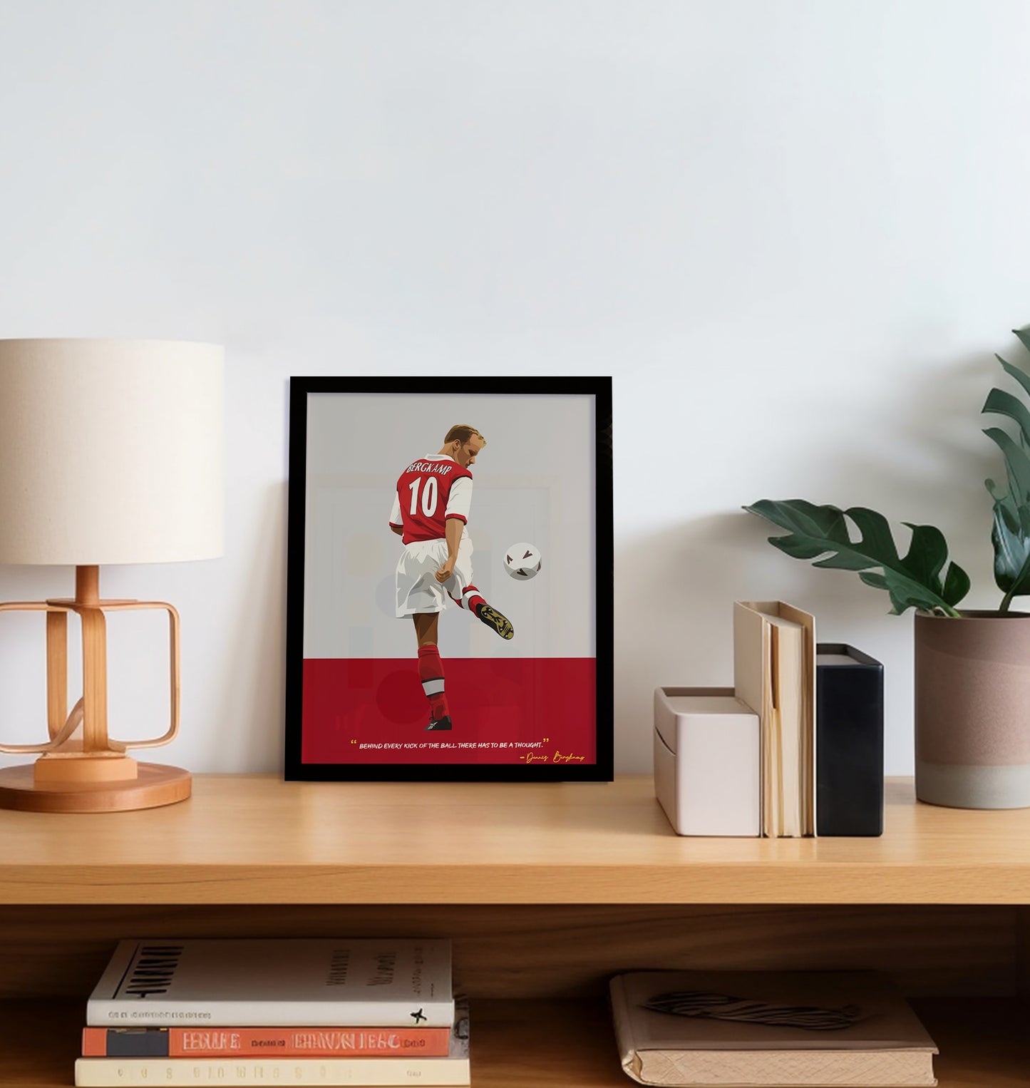 Dennis Bergkamp Arsenal Framed Poster