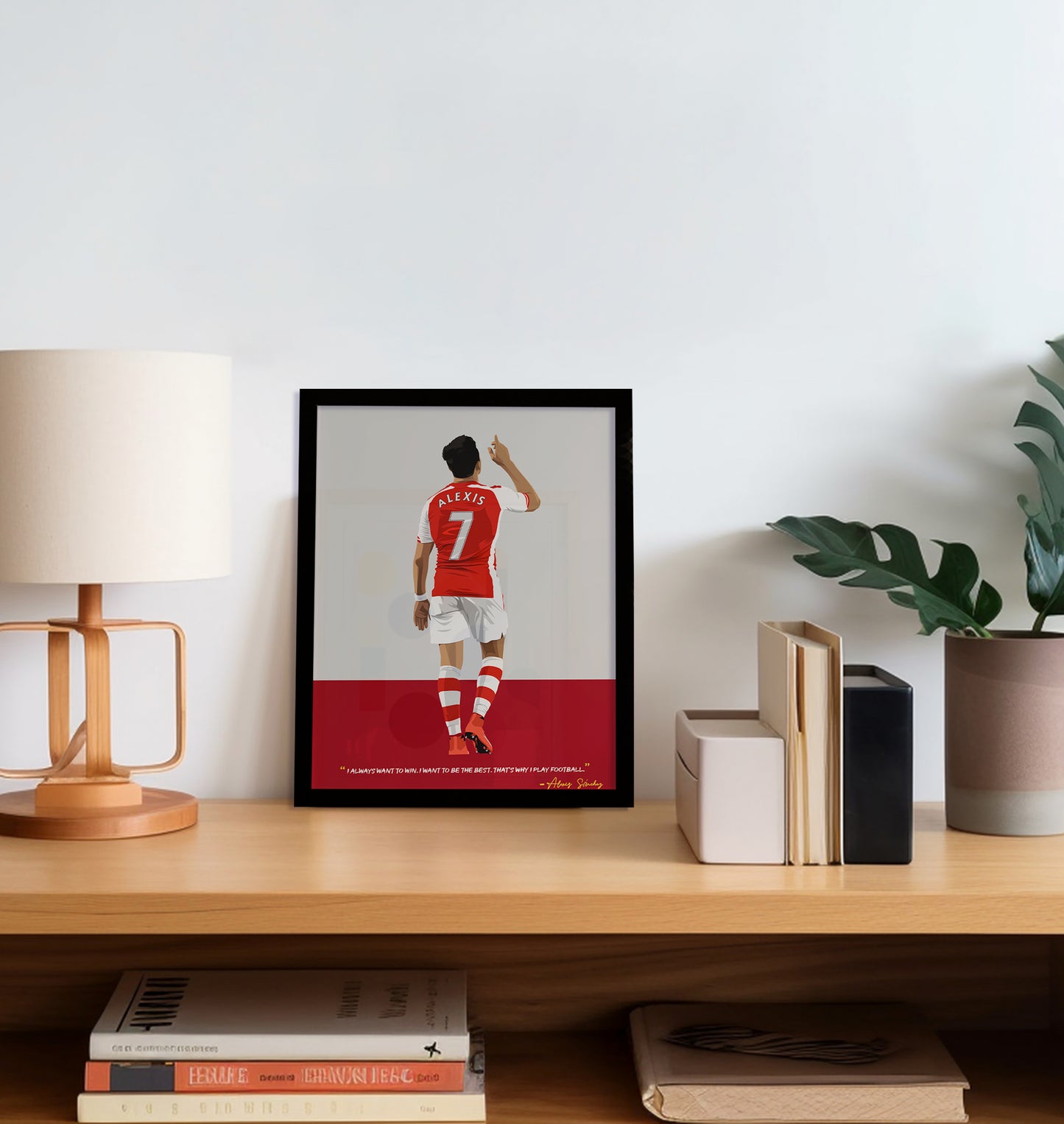 Alexis Sanchez Arsenal Framed Poster