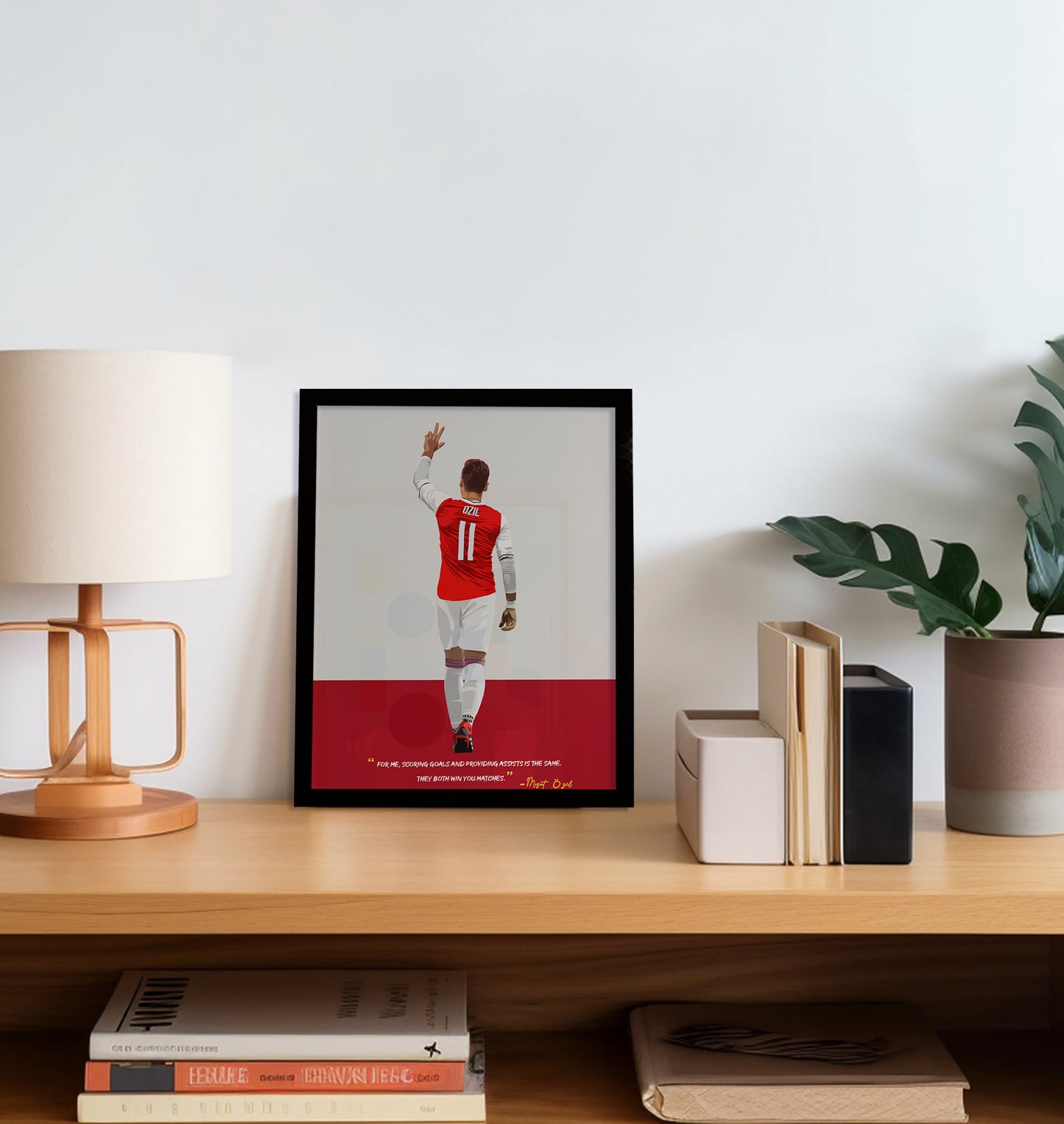 Mesut Ozil Arsenal Framed Poster