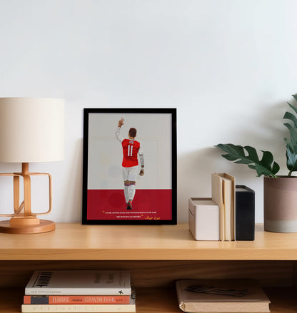 Mesut Ozil Arsenal Framed Poster