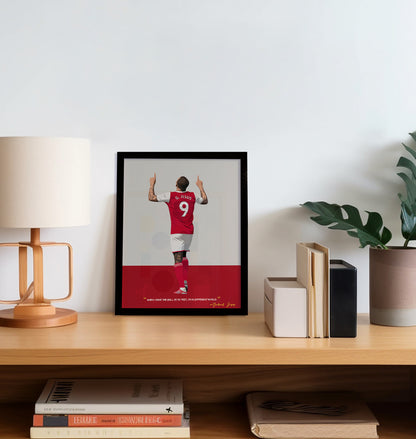 Gabriel Jesus Arsenal Framed Poster