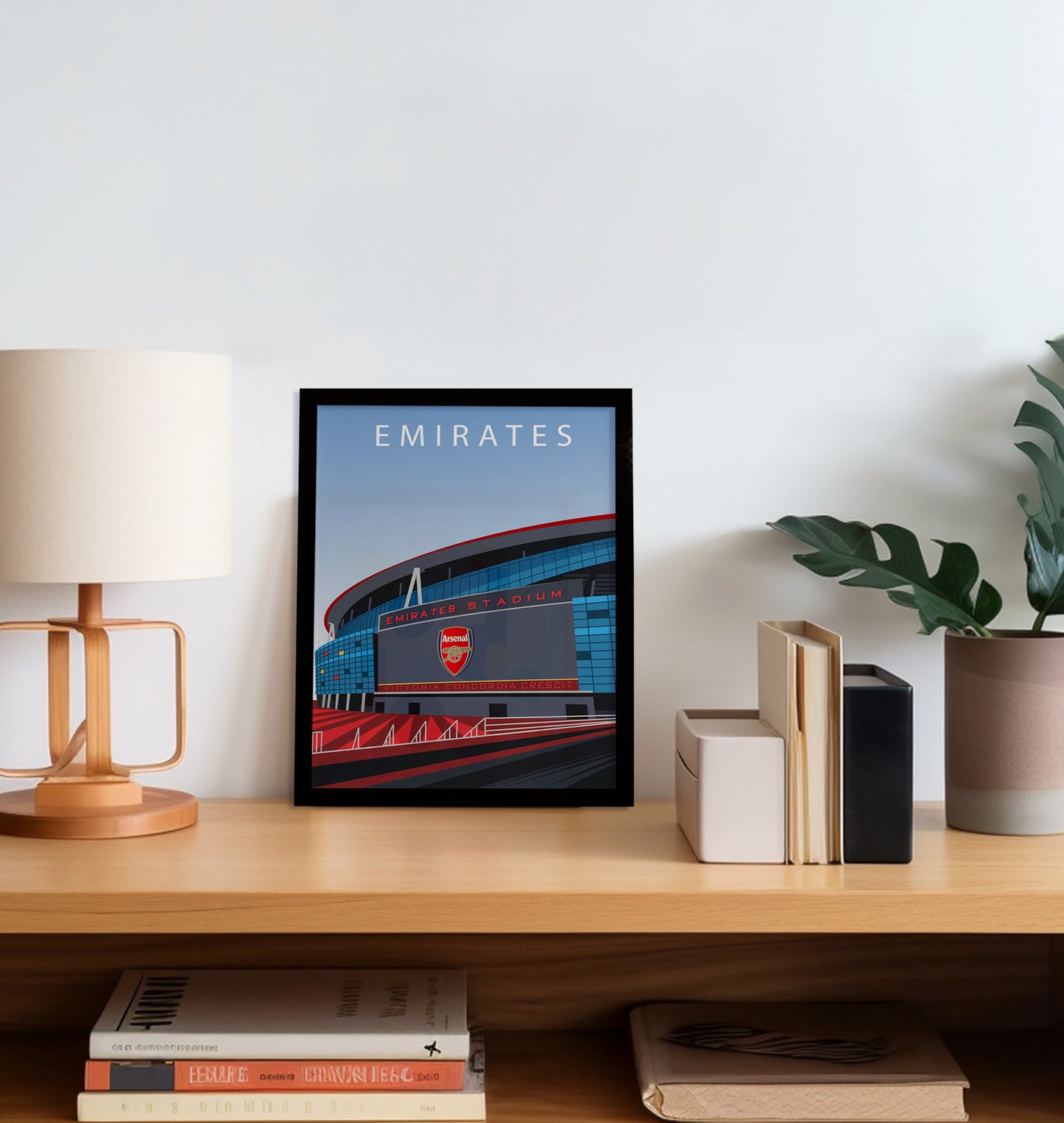 Emirates Arsenal Framed Poster - Redesigned 24'