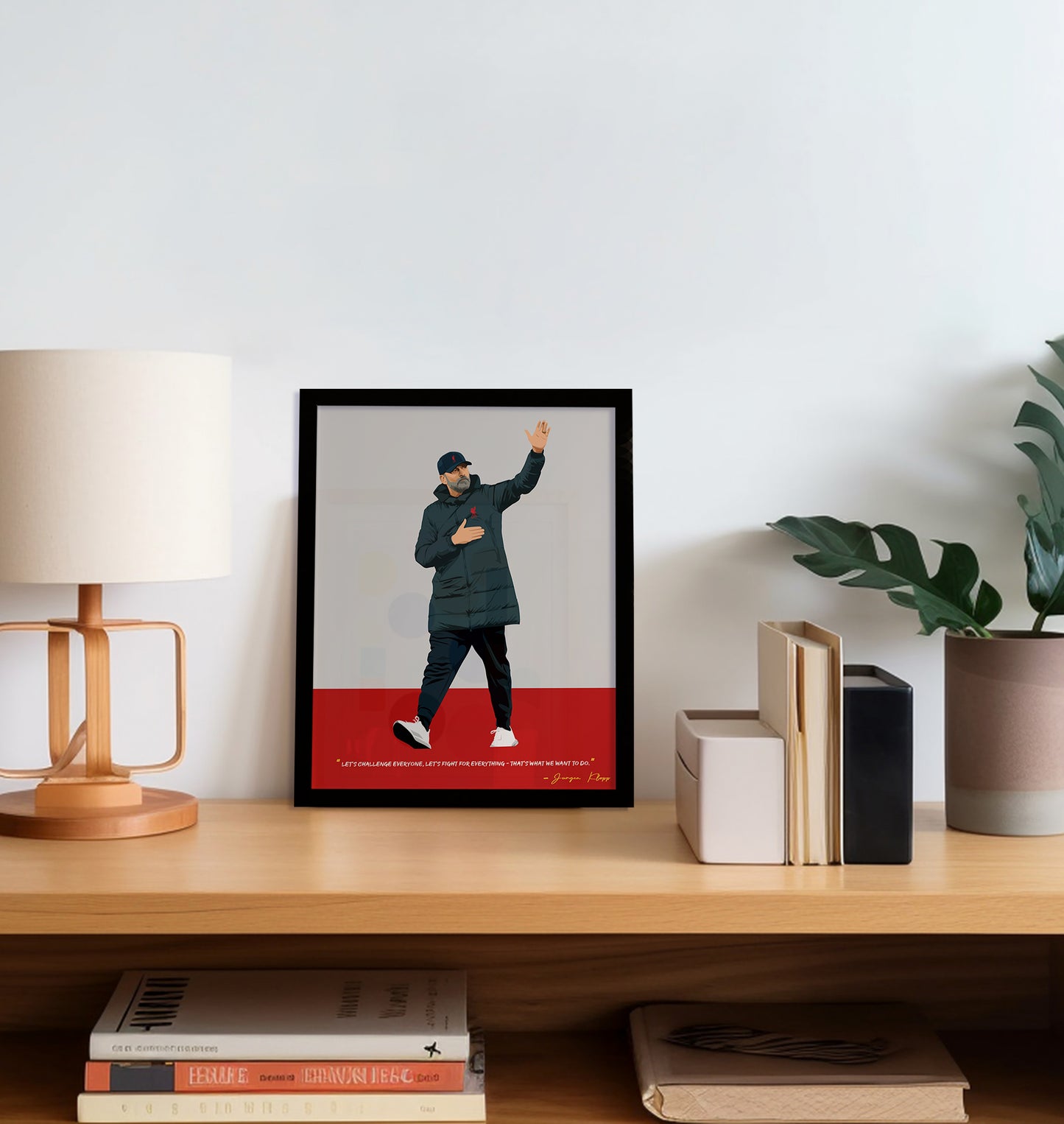 Jurgen Klopp Liverpool Tribute Art Frame