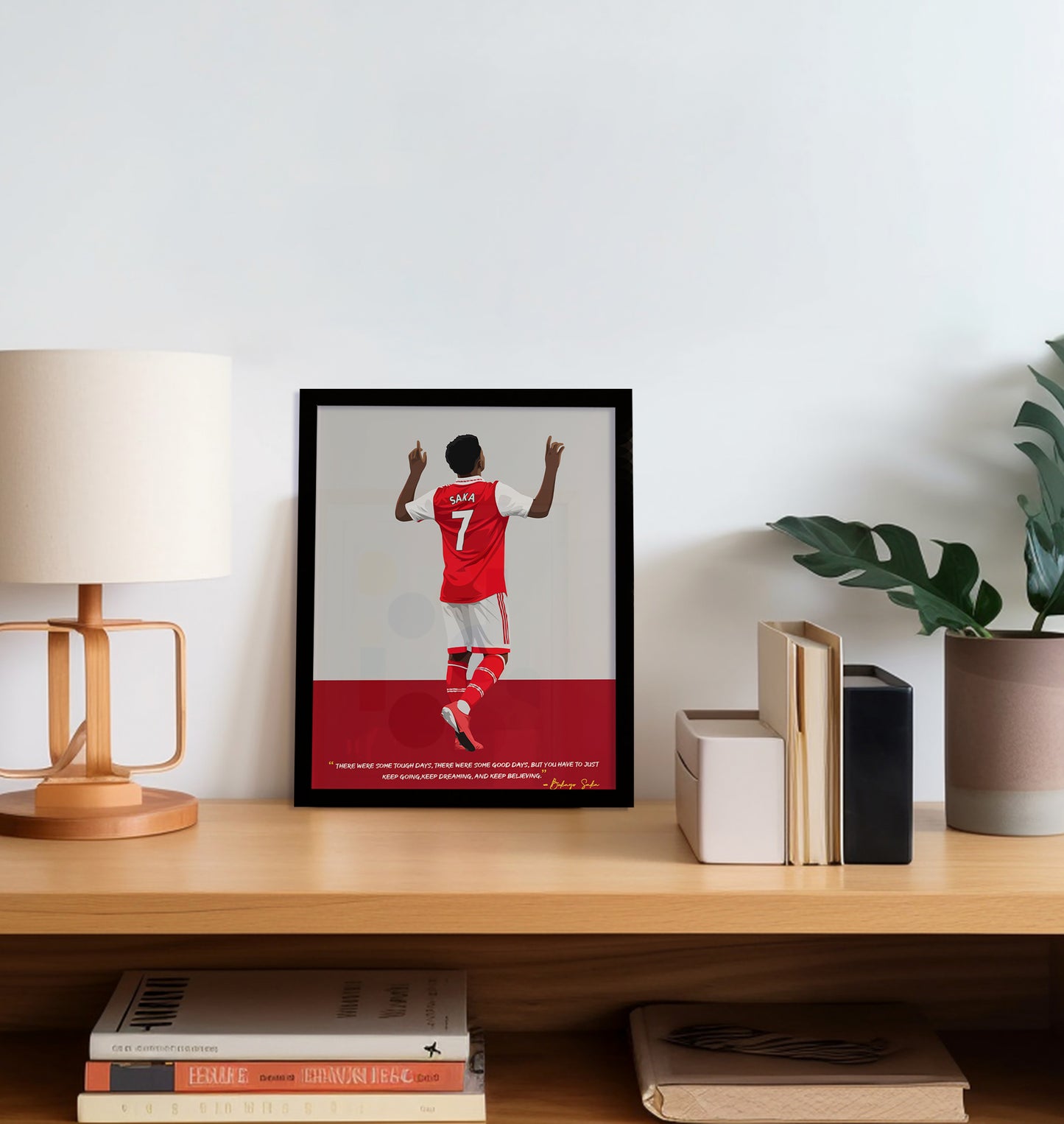 Bukayo Saka Arsenal Framed Poster