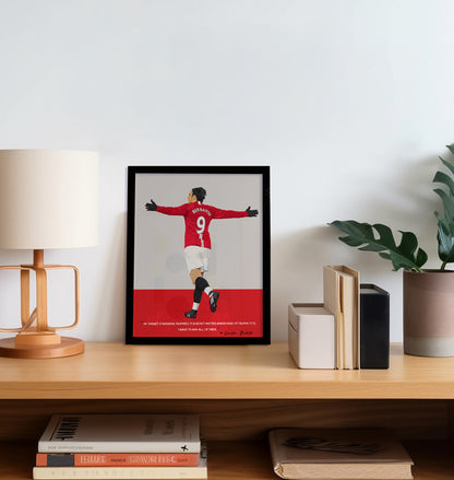 Dimitar Berbatov Manchester United Framed Poster