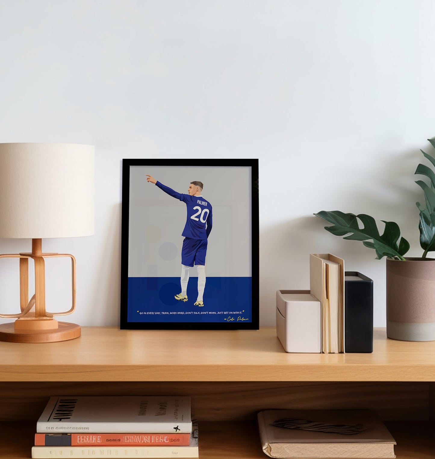 Cole Palmer Chelsea Framed Poster