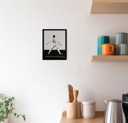 Cristiano Ronaldo Real Madrid Framed Poster