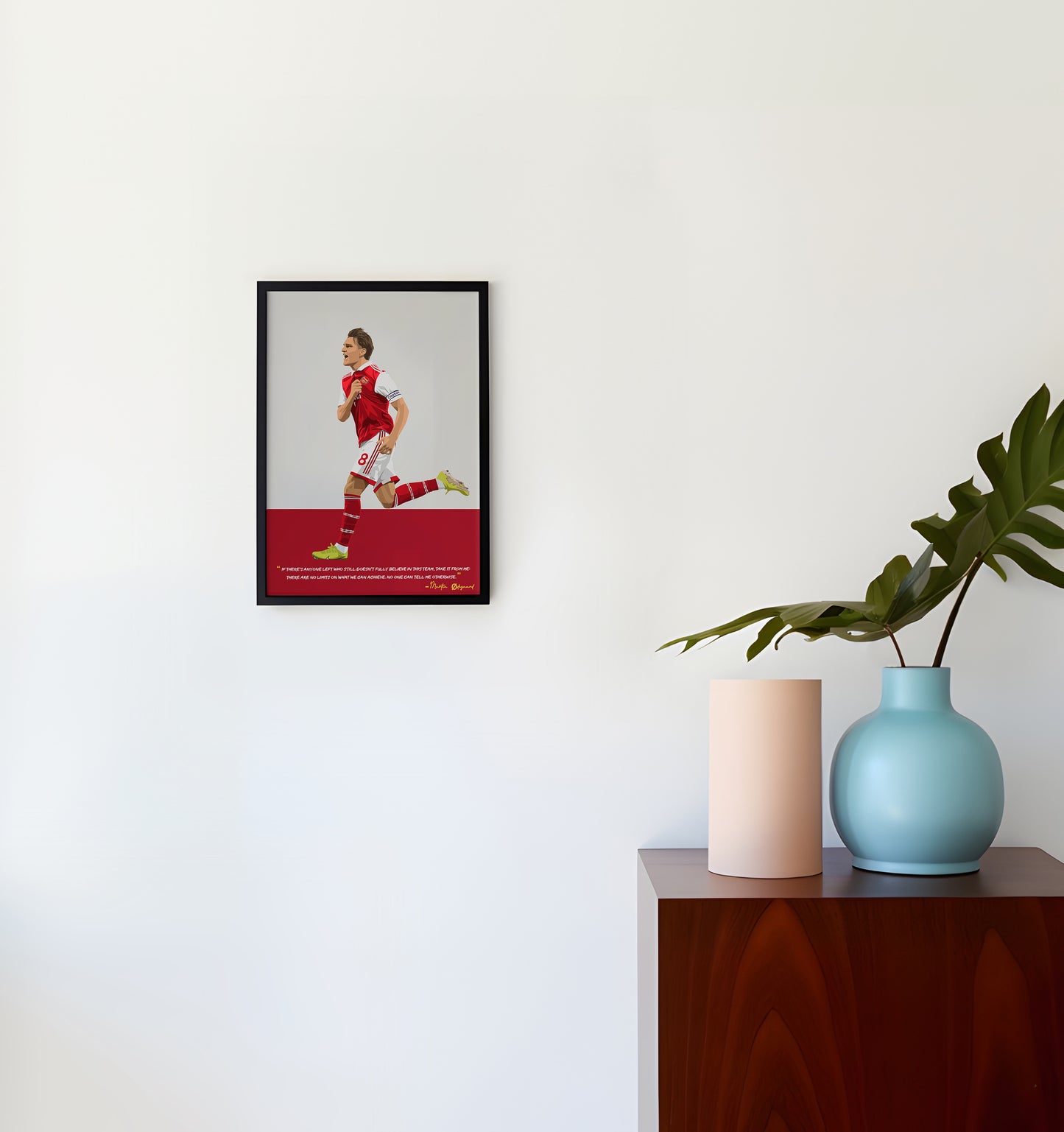 Martin Odegaard Arsenal Framed Poster