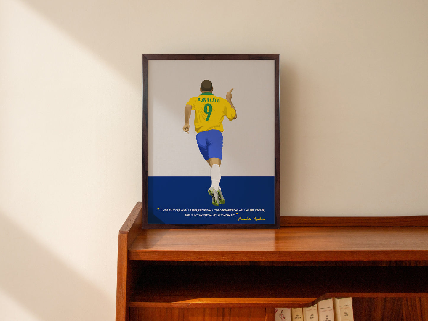 Ronaldo Brazil Framed Poster - International Football