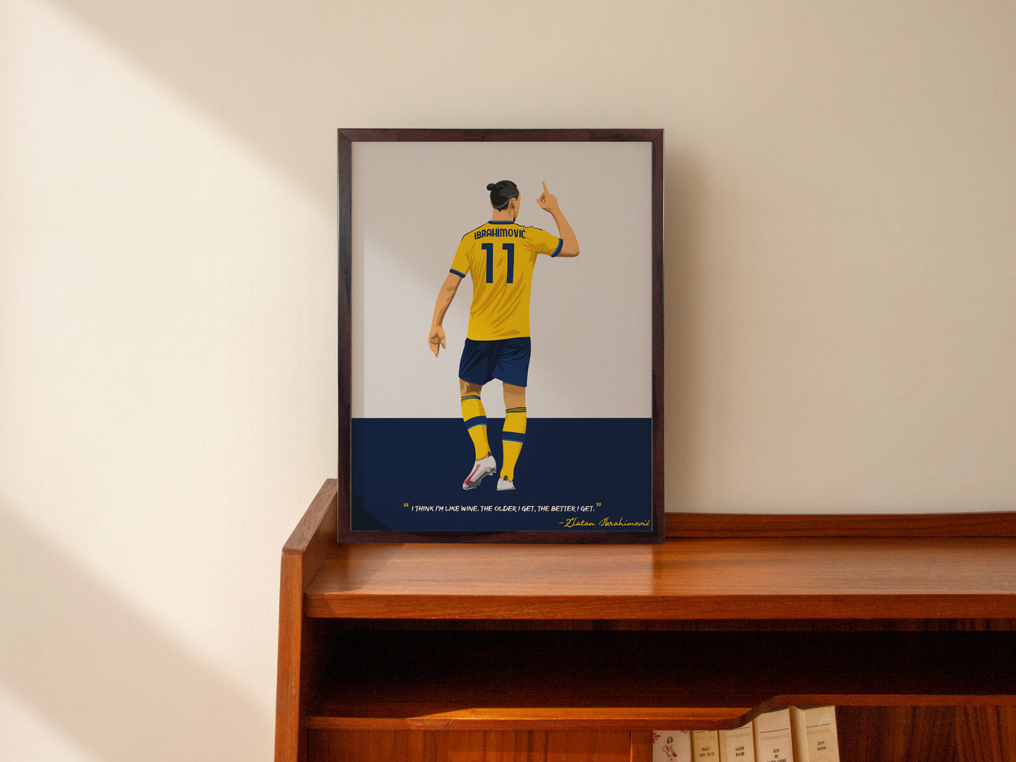 Zlatan Ibrahimovic Framed Poster - International Football