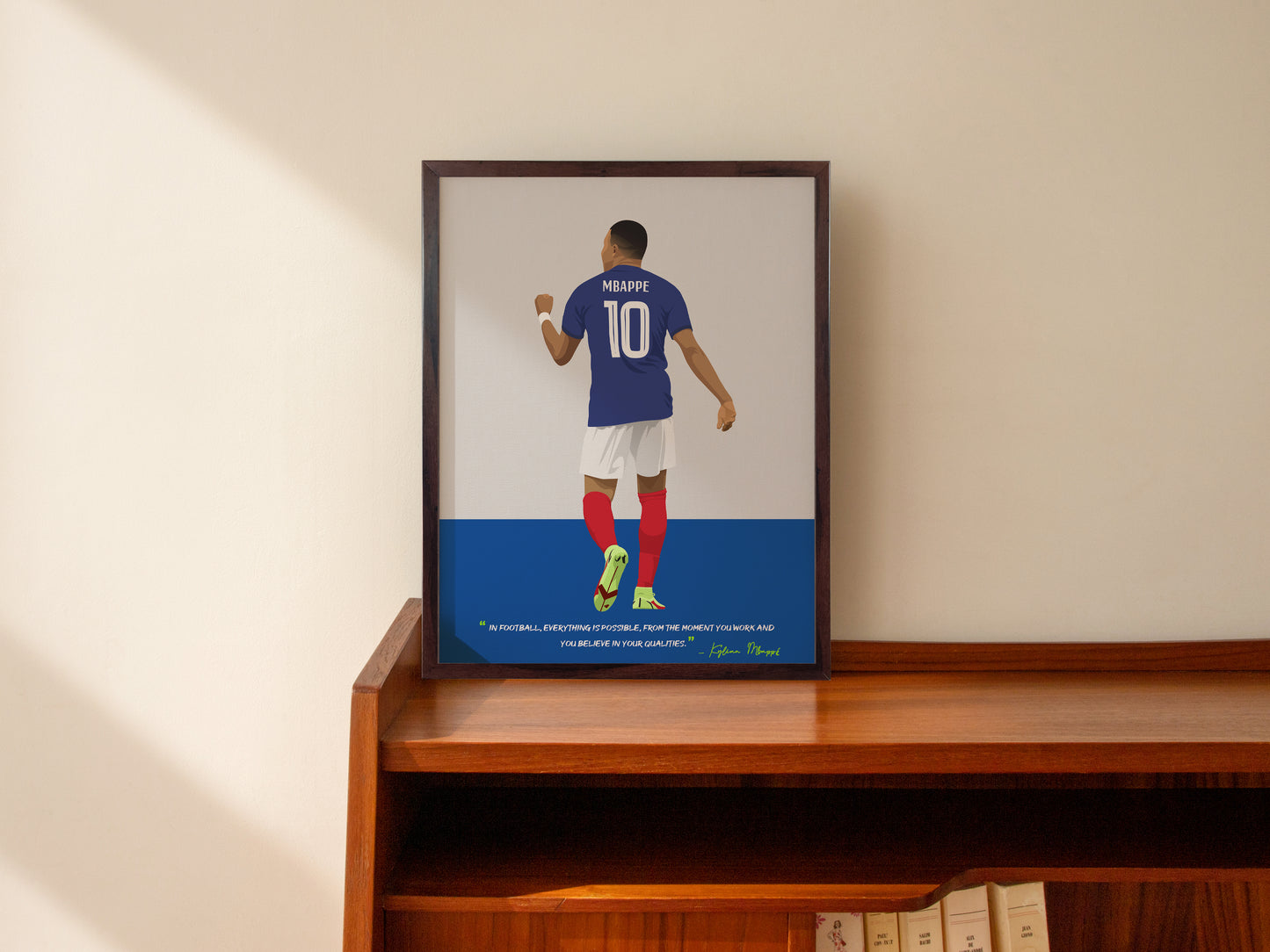 Kylian Mbappe France Framed Poster - International Football