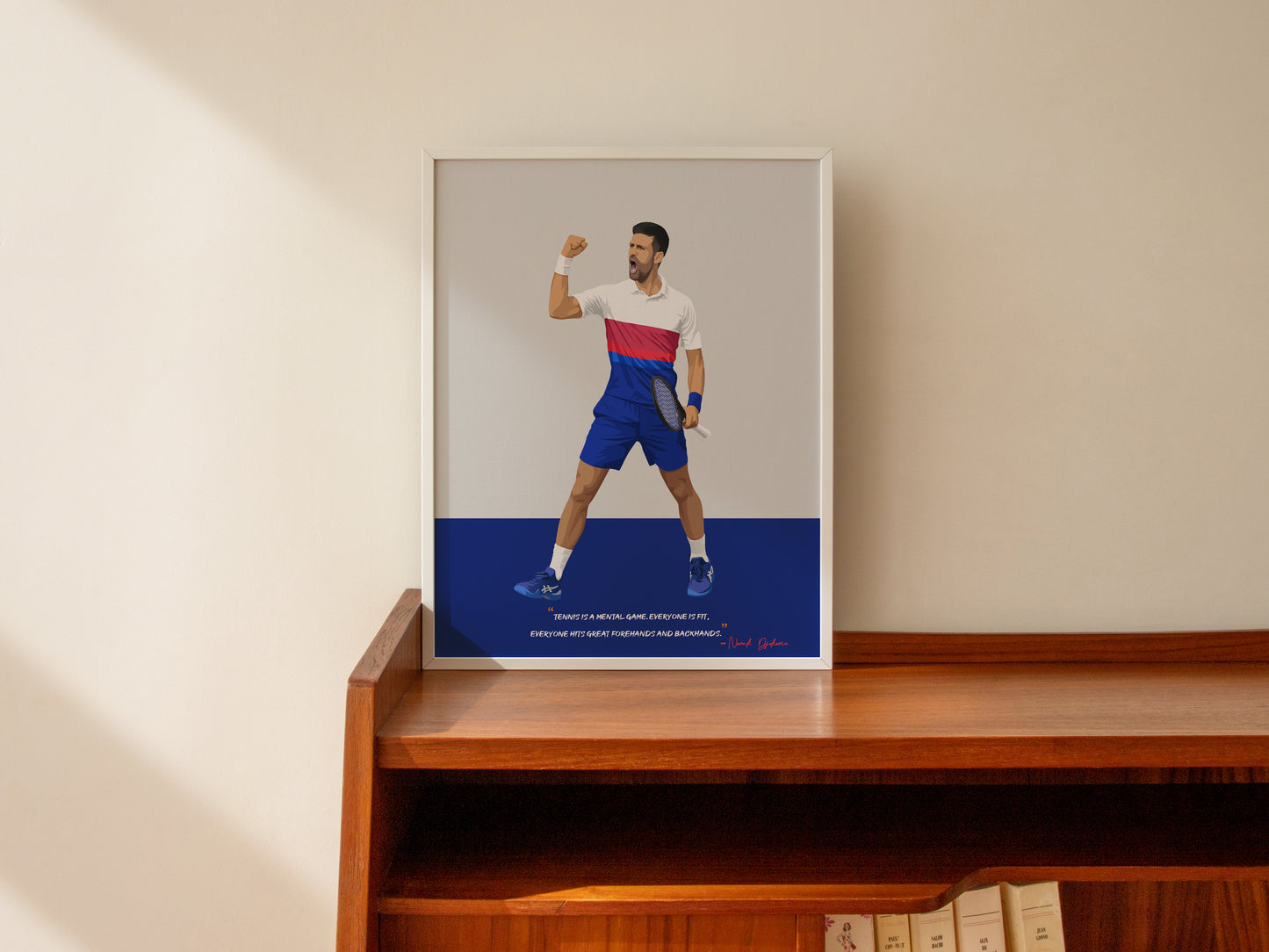 Novak Djokovic Framed Poster