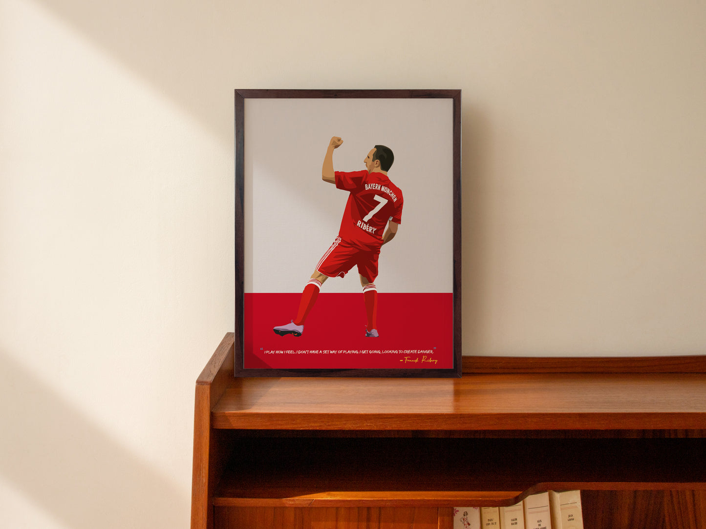 Franck Ribery Bayern Munich Framed Poster