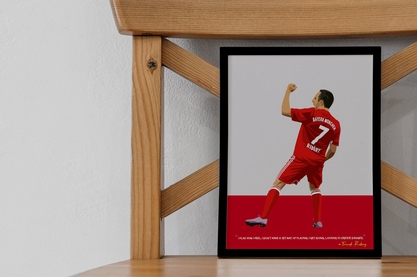 Franck Ribery Bayern Munich Framed Poster