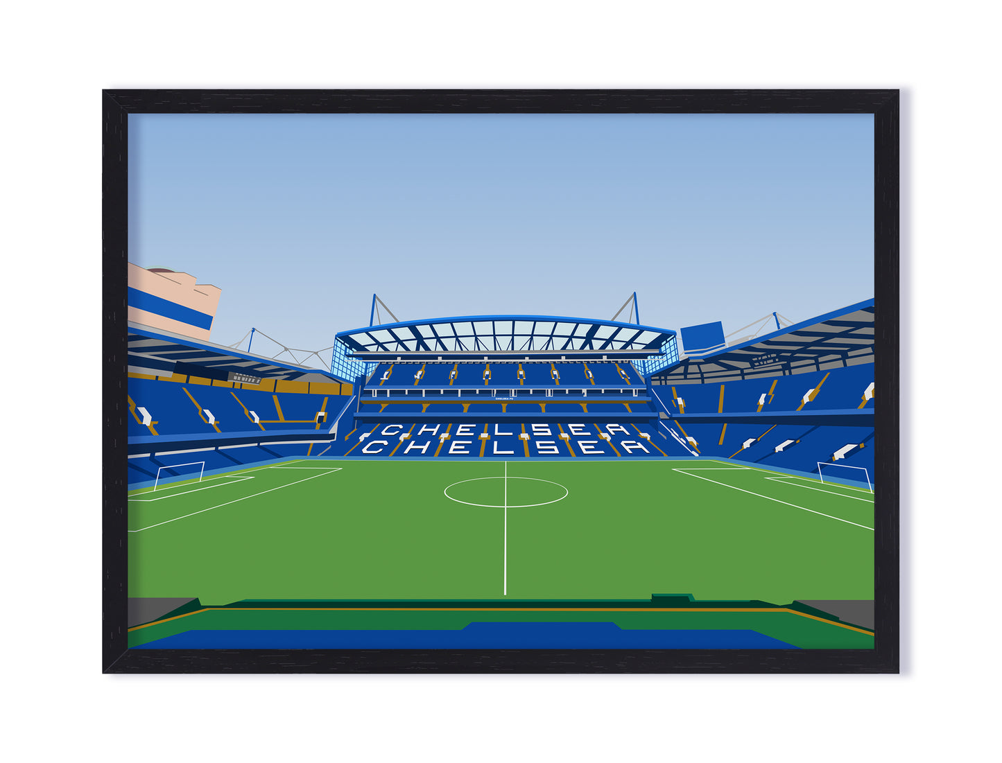 Stamford Bridge Chelsea Framed Poster Verion 2