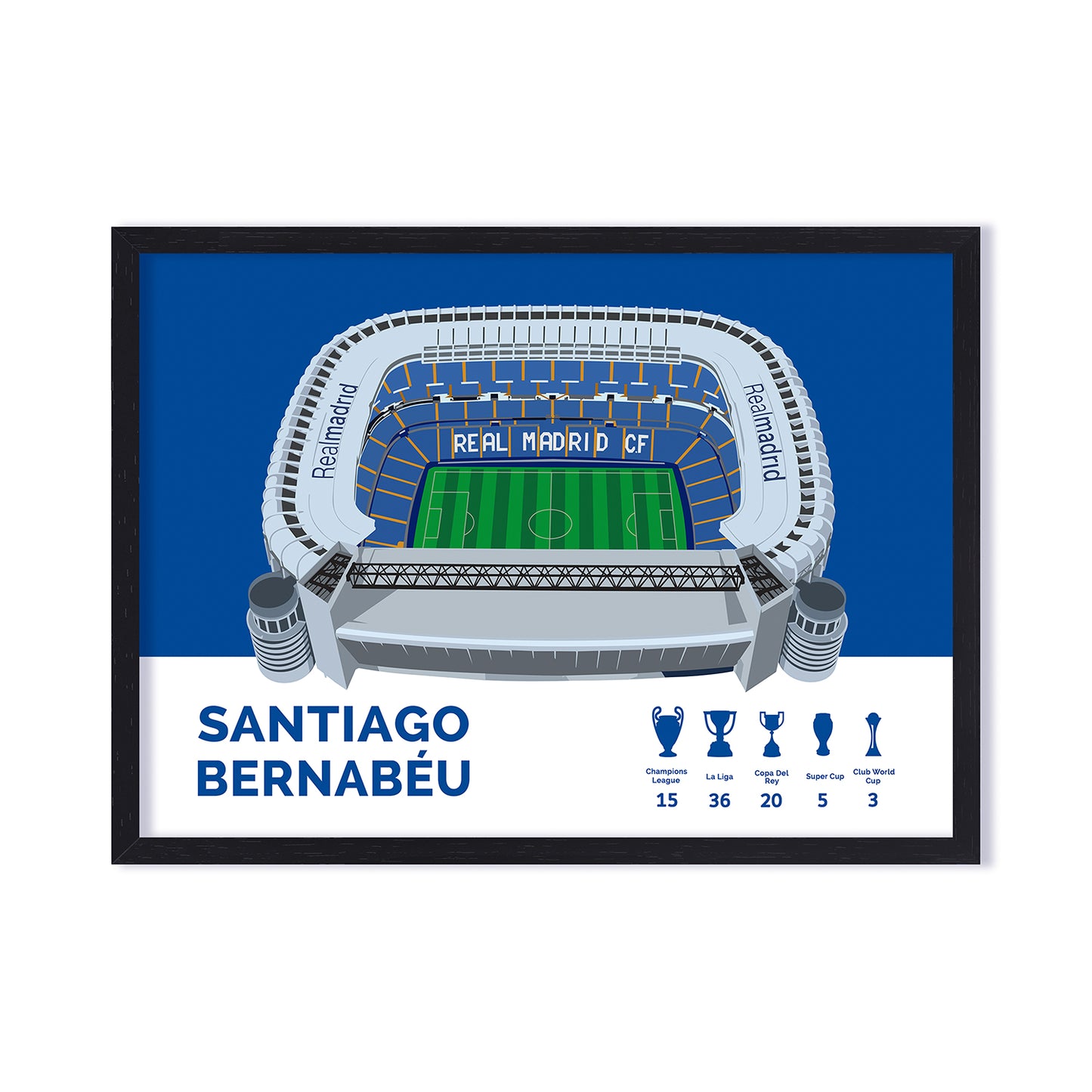 Santiago Bernabeu Frame - Real Madrid