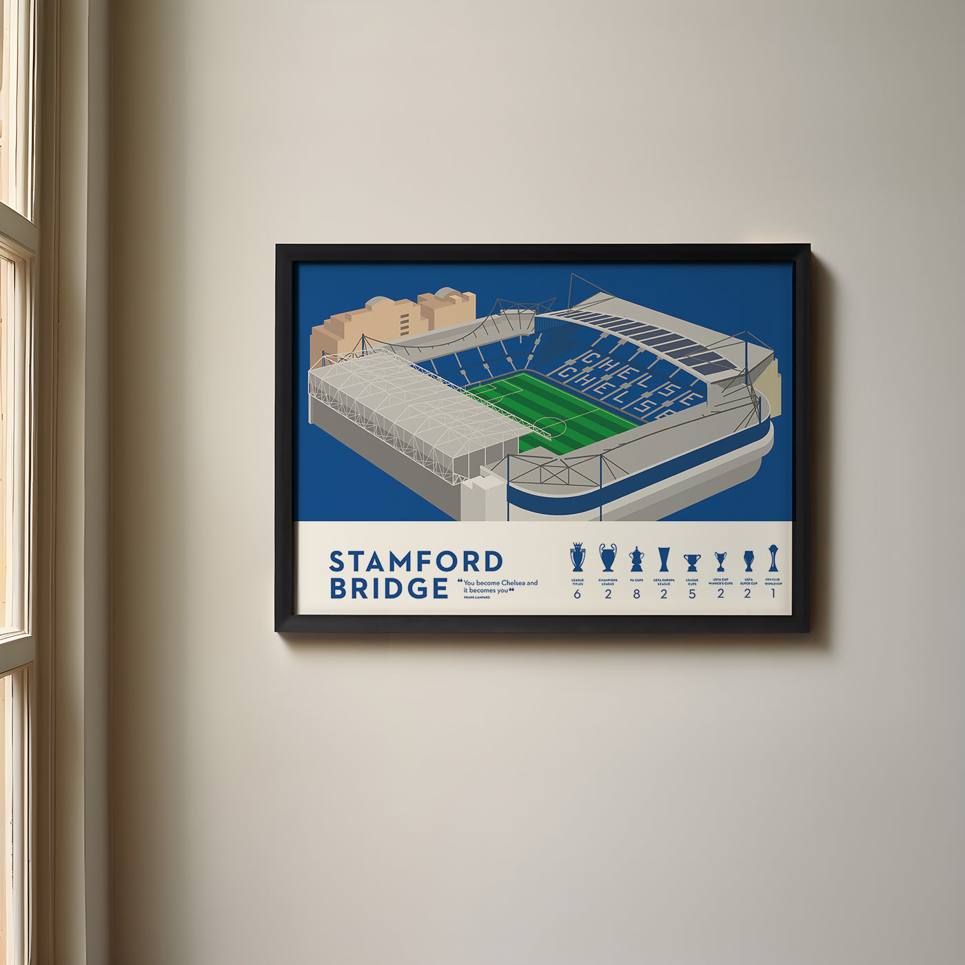 Stamford Bridge Chelsea Framed Poster