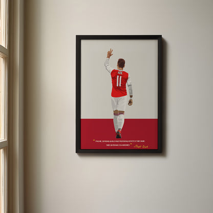 Mesut Ozil Arsenal Framed Poster