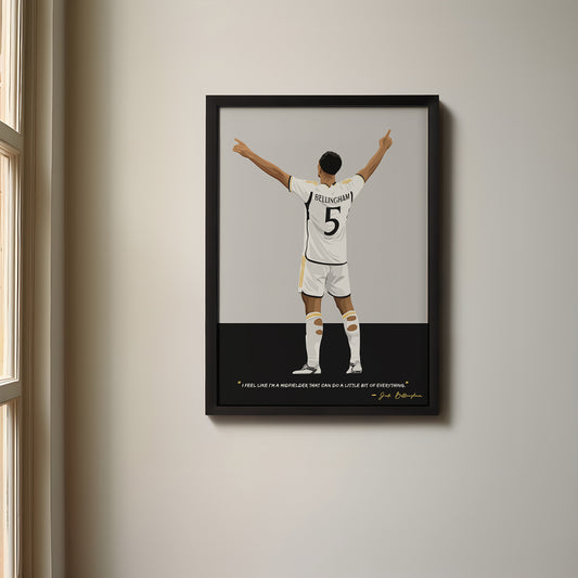 Jude Bellingham Real Madrid Framed Poster