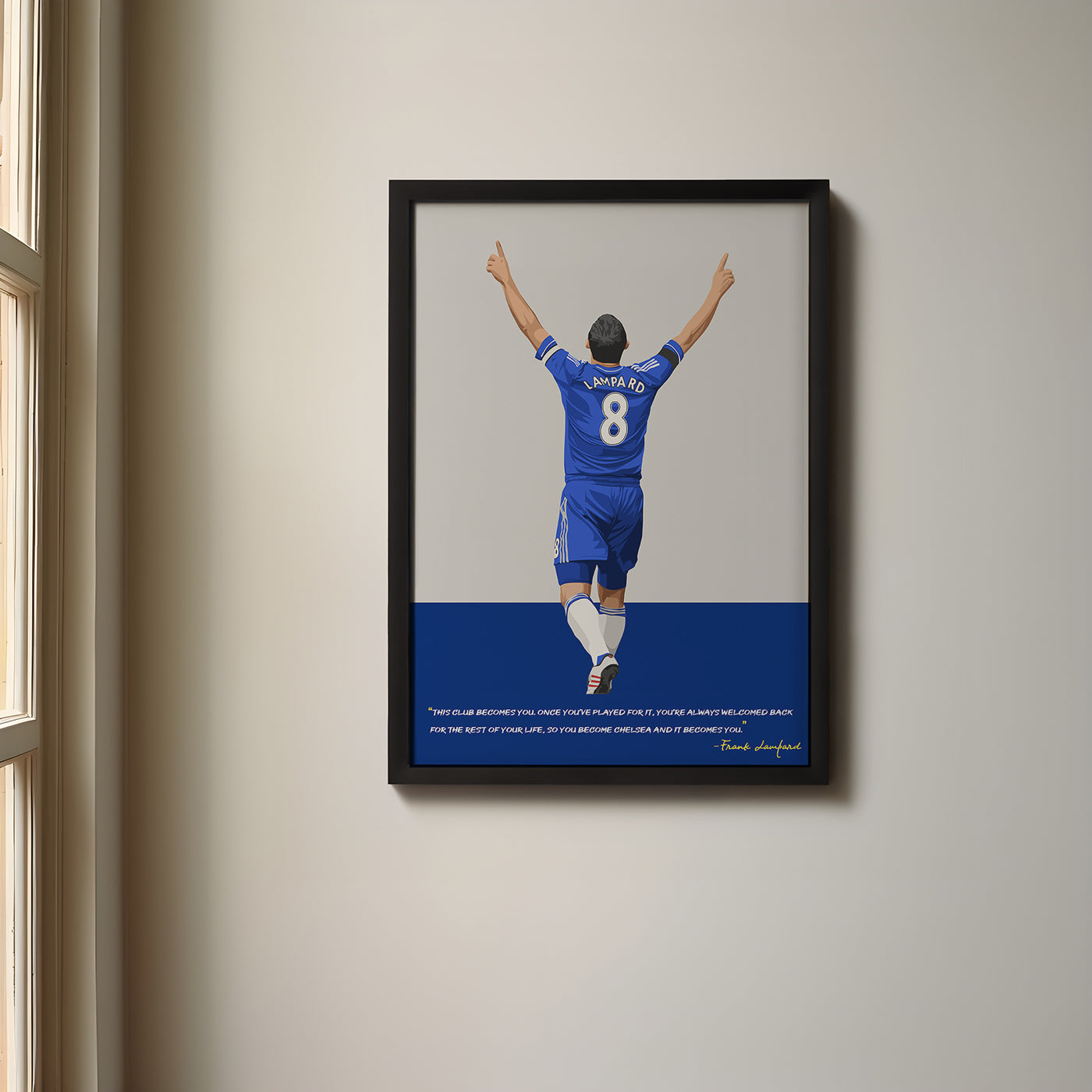 Frank Lampard Chelsea Framed Poster