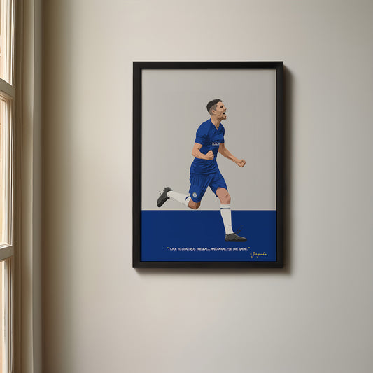 Jorginho Chelsea Framed Poster