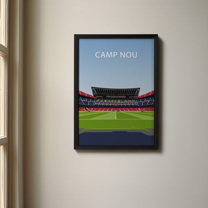 Camp Nou Stadium Frame - Barcelona Poster