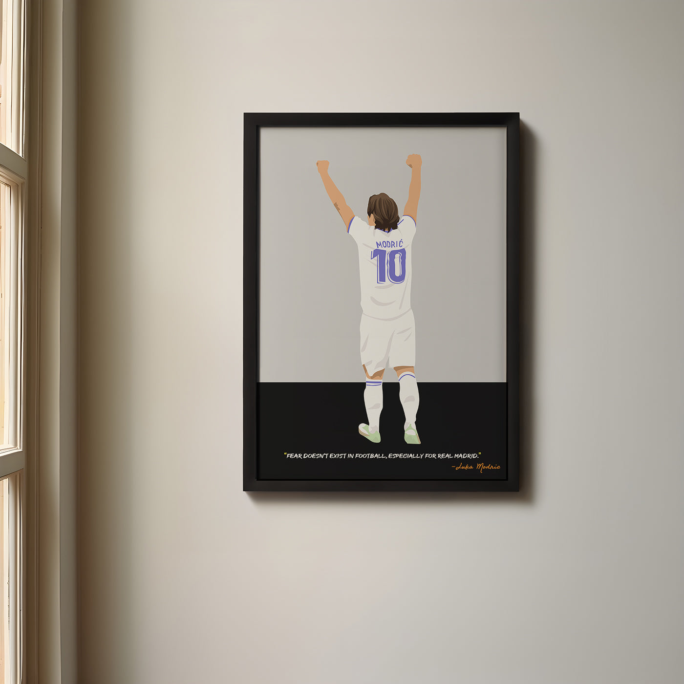 Luka Modric Real Madrid Framed Poster