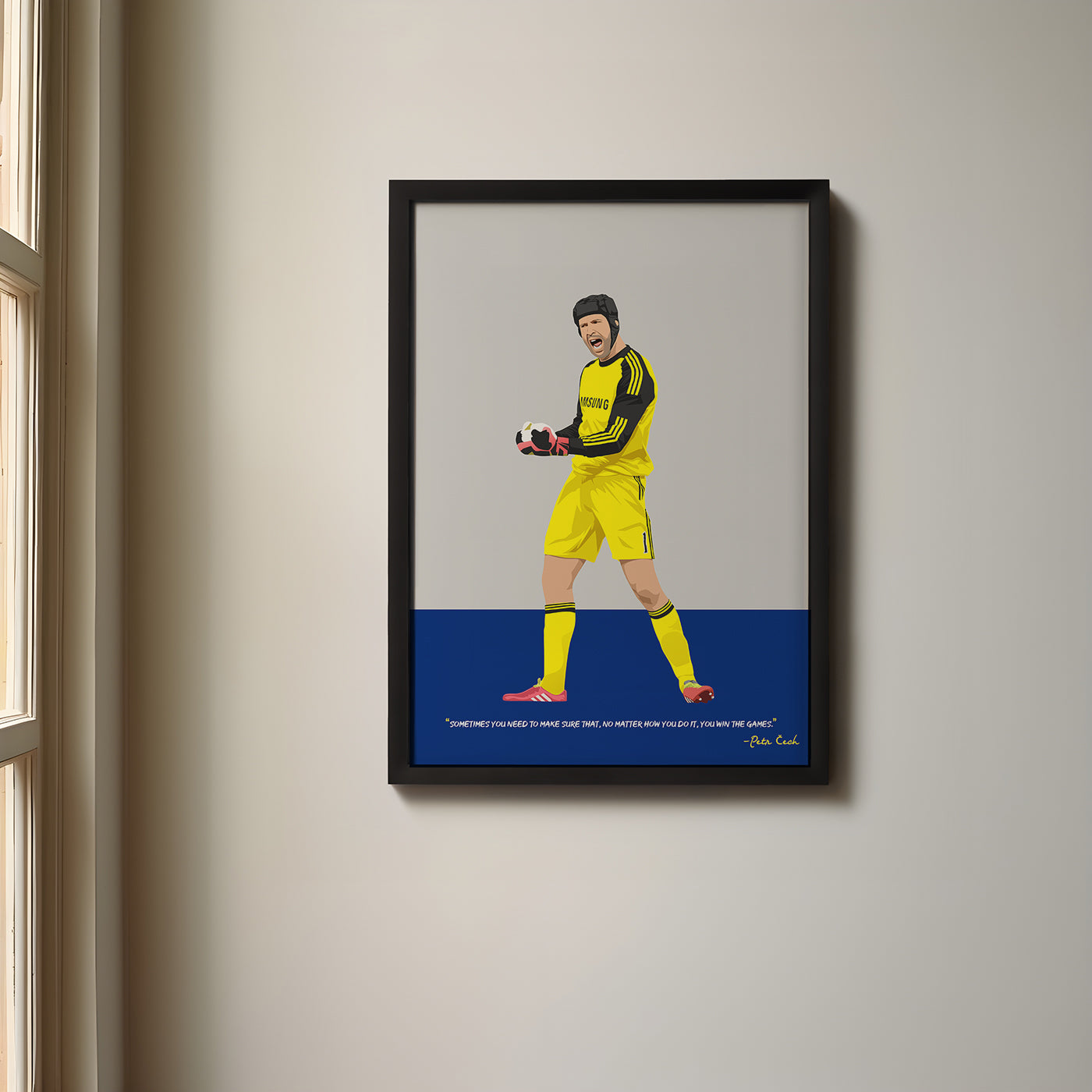 Petr Cech Chelsea Framed Poster