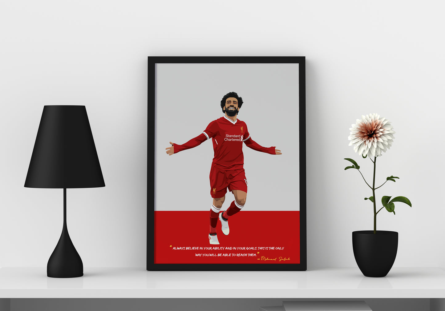 Mohamed Salah Liverpool Framed Poster