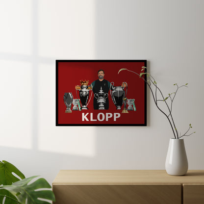 Jurgen Klopp Liverpool Tribute Art