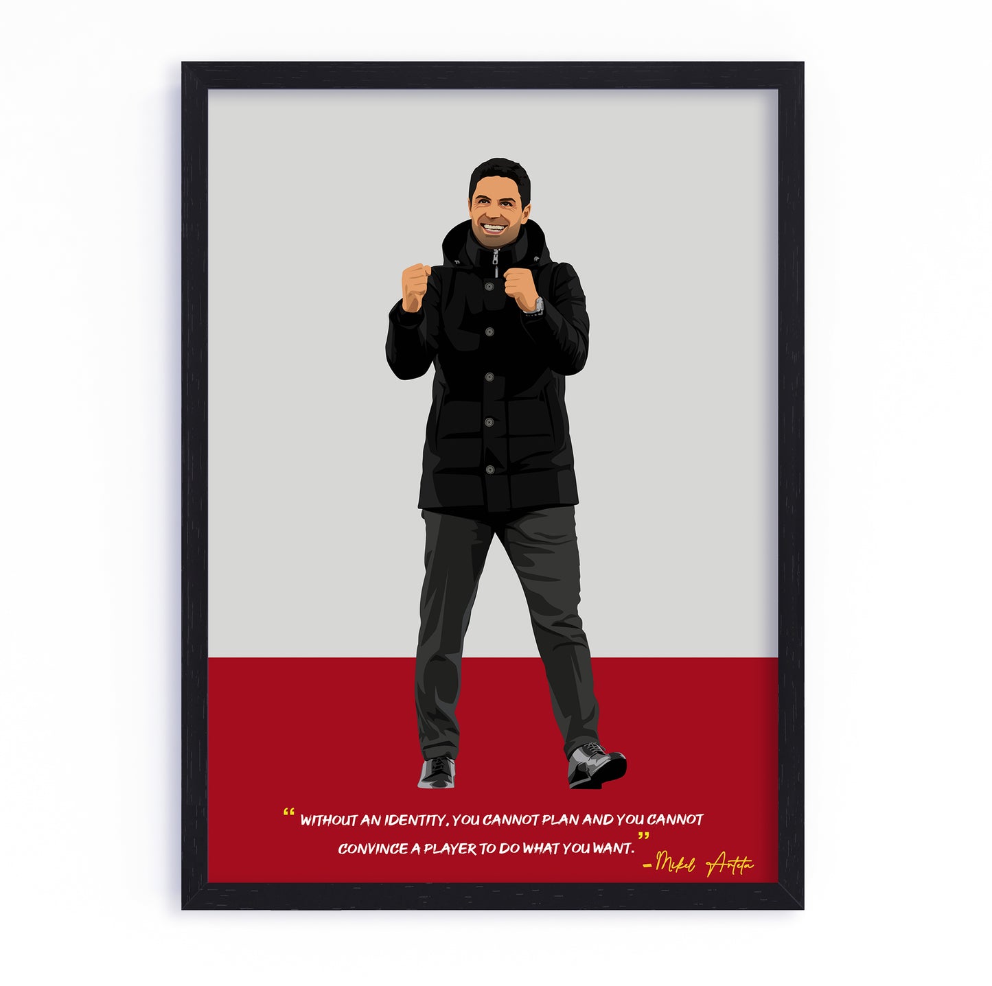 Mikel Arteta Arsenal Framed Poster