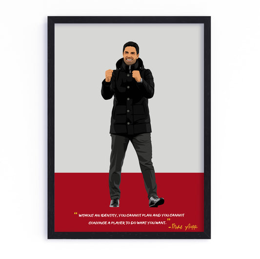 Mikel Arteta Arsenal Framed Poster