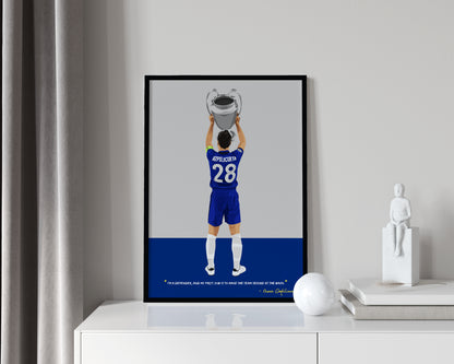 Cesar Azpilicueta Chelsea Framed Poster