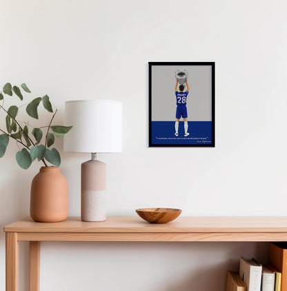 Cesar Azpilicueta Chelsea Framed Poster