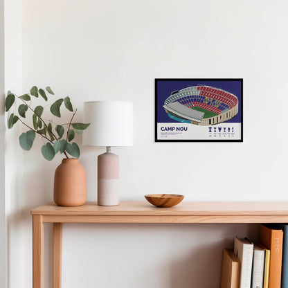 Camp Nou Barcelona Framed Poster