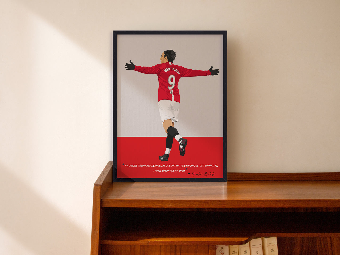 Dimitar Berbatov Manchester United Framed Poster