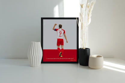 Harry Kane Bayern Munich Poster