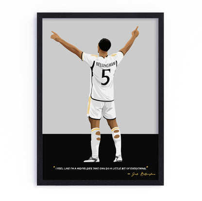 Jude Bellingham Real Madrid Framed Poster