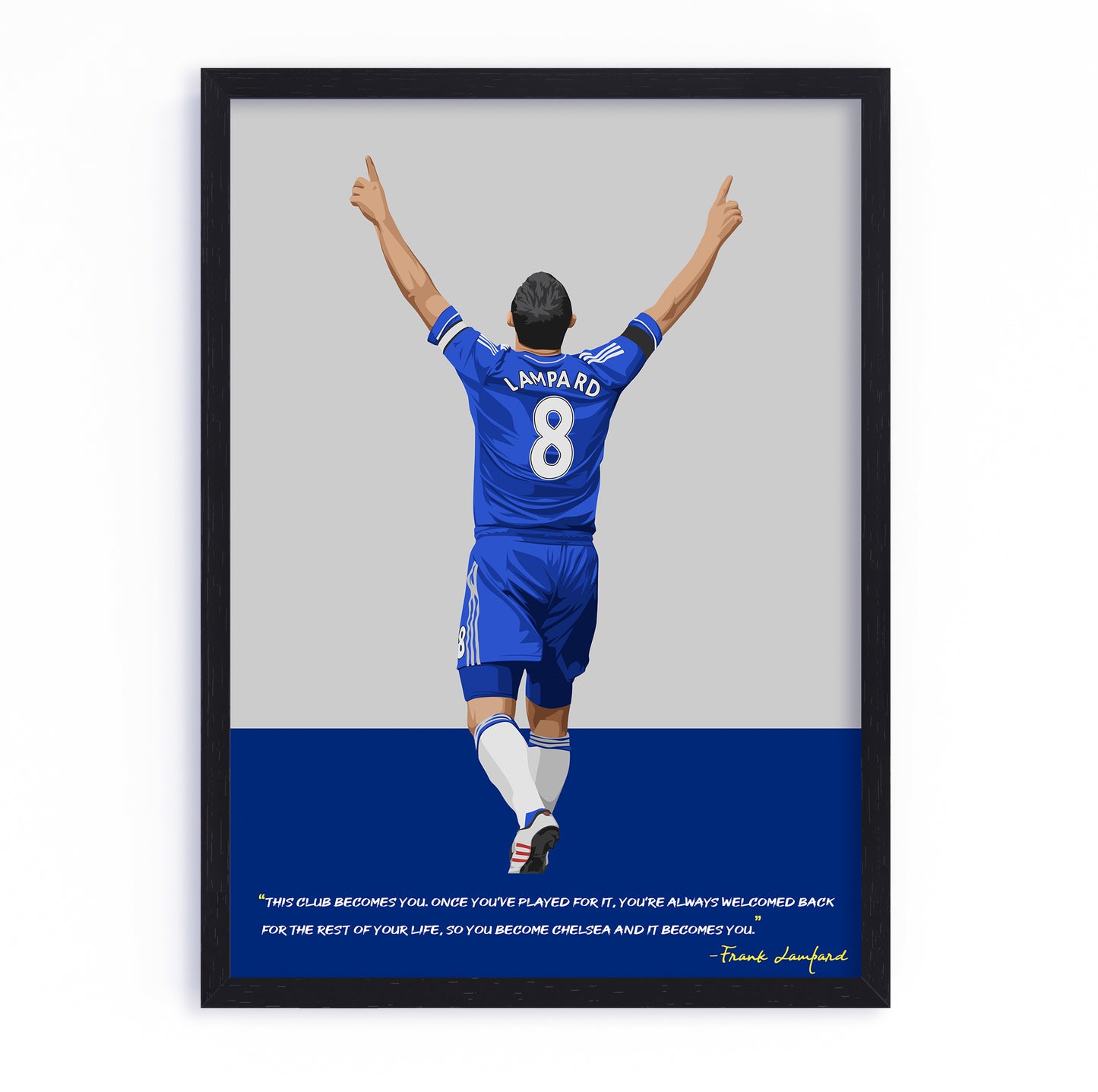 Frank Lampard Chelsea Framed Poster