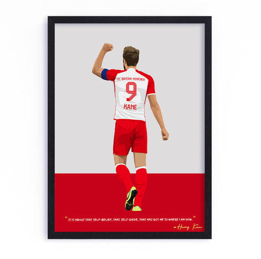 Harry Kane Bayern Munich Poster